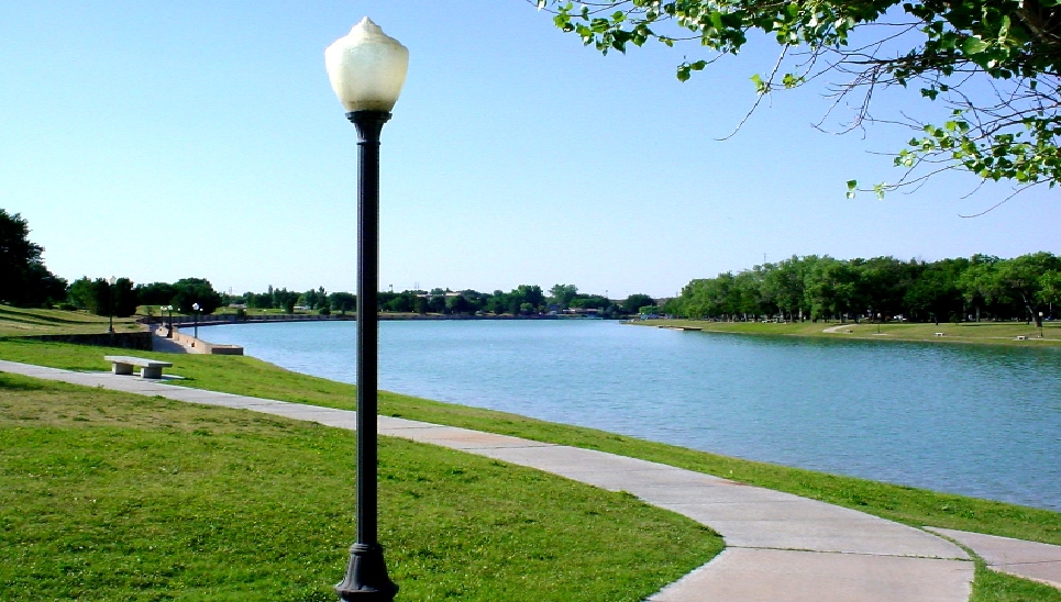 The Pecos River through Carlsbad by Clinton Steeds - Visit