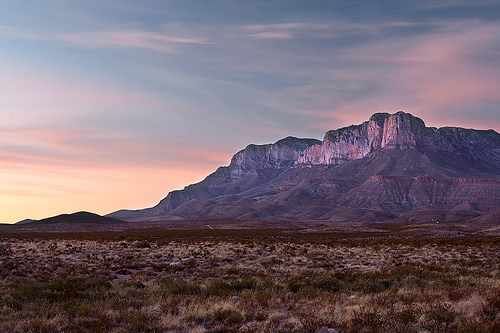 Carlsbad New Mexico - Guadalupe Peak with El Capitan